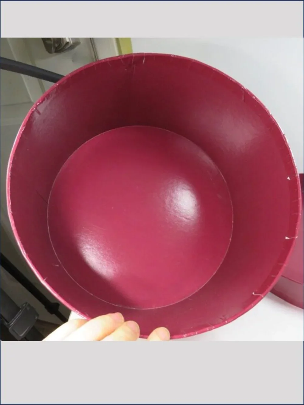 Vintage Floral Round Hat Box 10